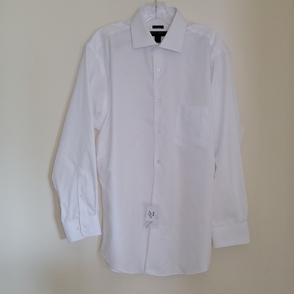 Men's white dress shirt